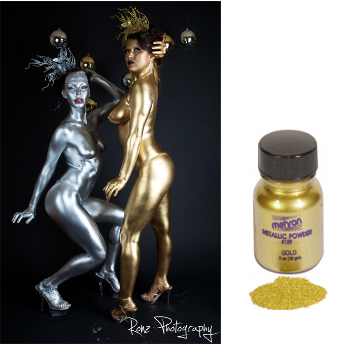 Mehron Metallic Pigment Powder - Gold